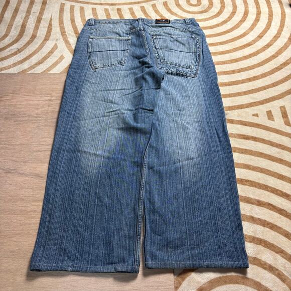 VINTAGE MIKA • WIDE LEG BAGGY SKATER JEANS - Picture 2 of 8